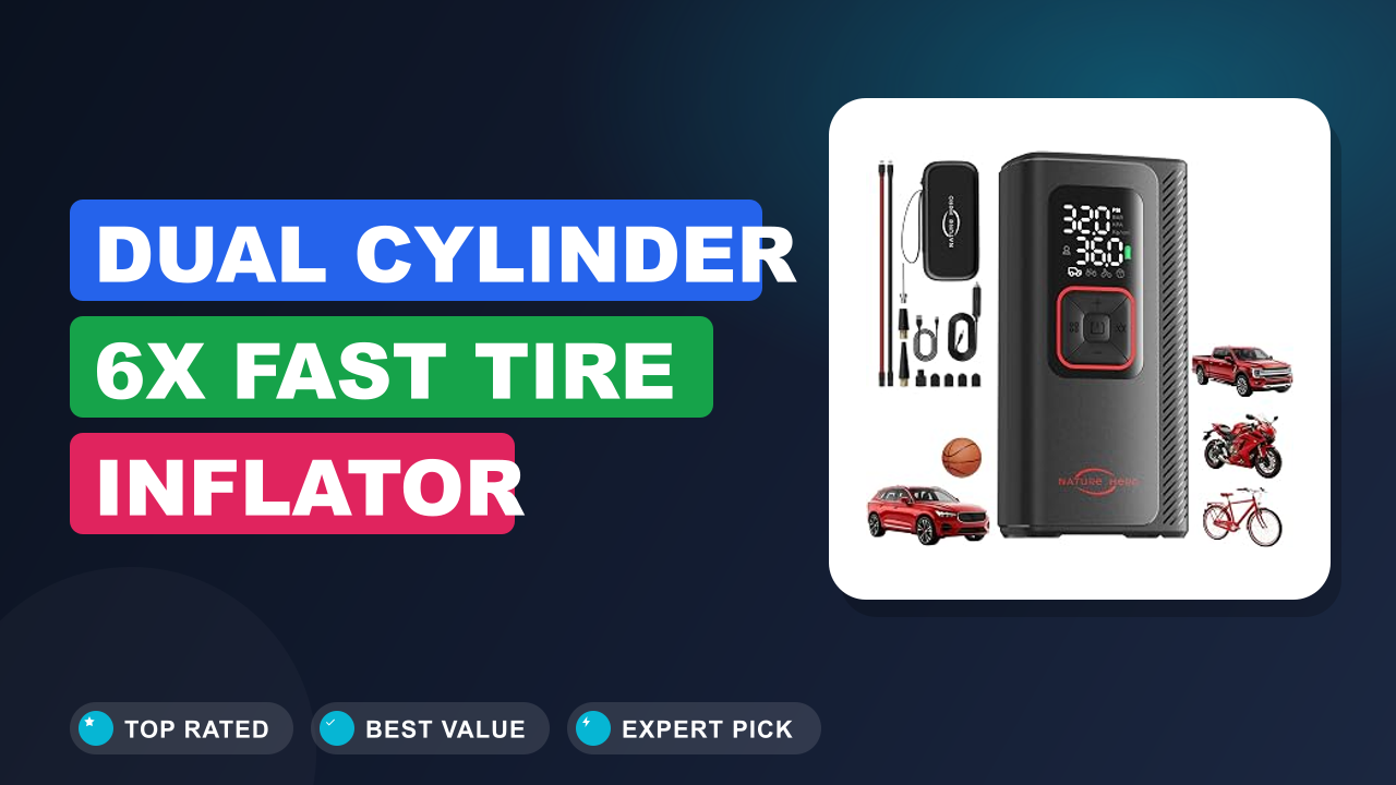 Dual Cylinder 6X Fast Tire Inflator Review
