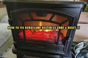 Duraflame heater control panel