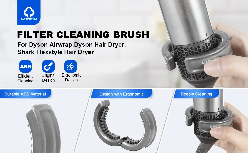 Dyson Airwrap filter cleaning brush