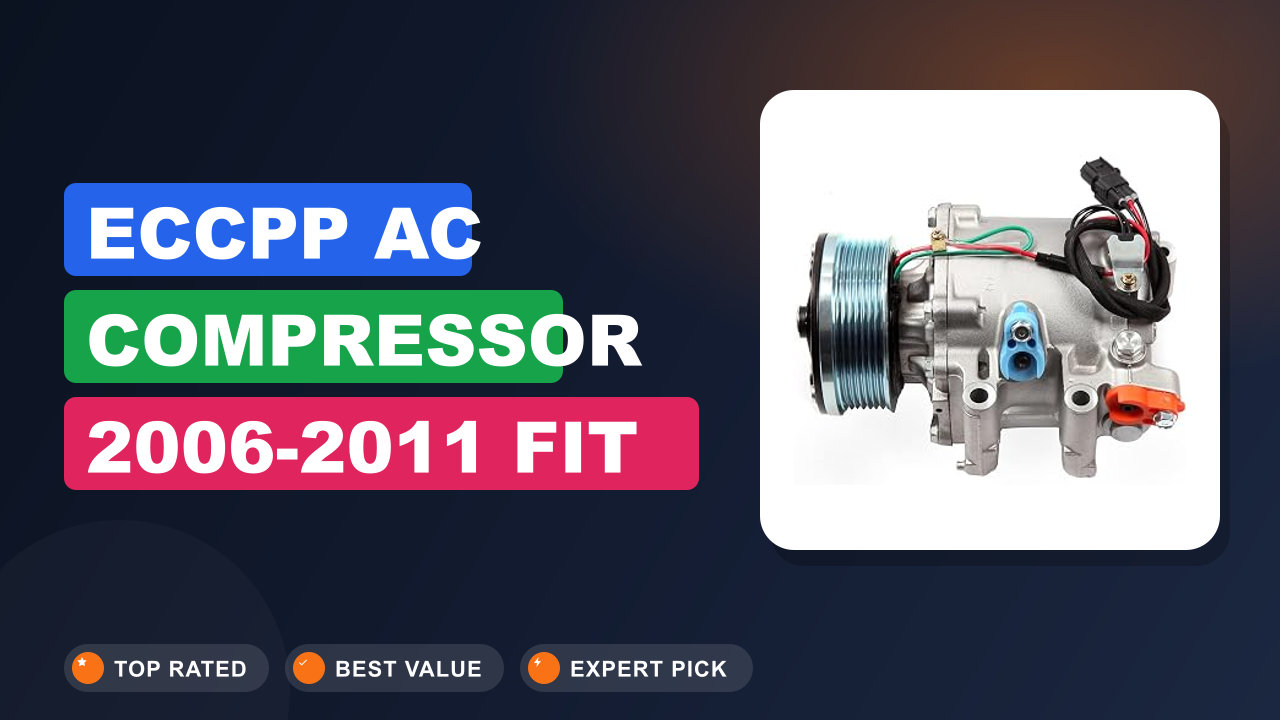 ECCPP AC Compressor 2006-2011 Fit Honda Review