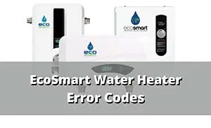 Ecosmart error codes