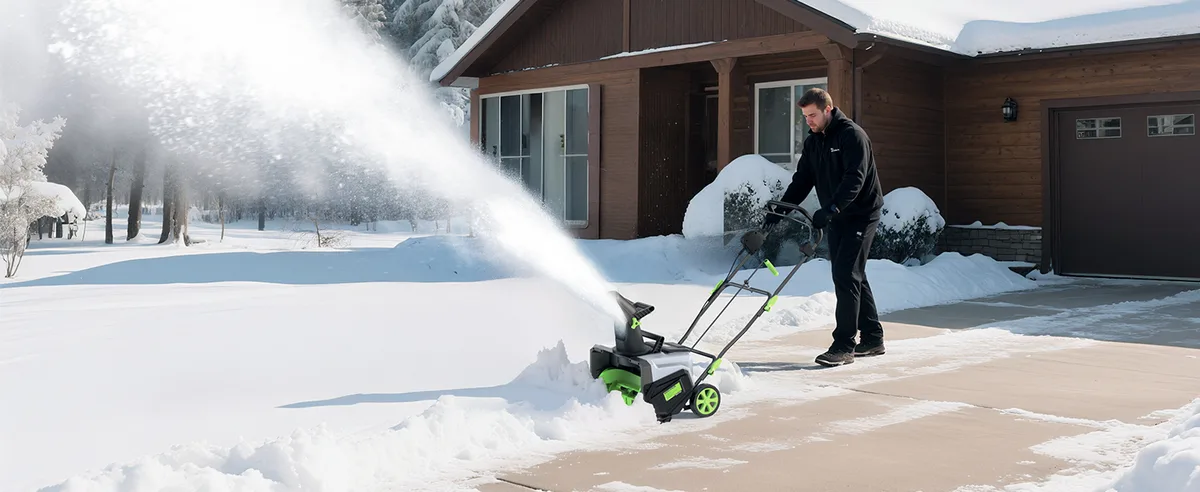 Electric snow thrower