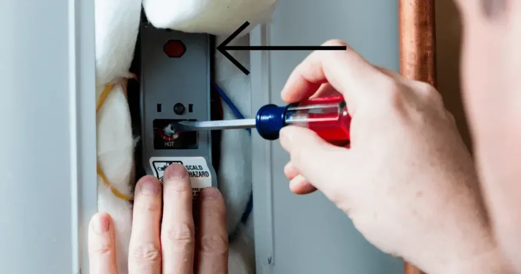 electric water heater reset button