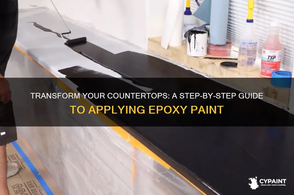 Epoxy countertop coating