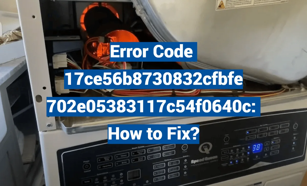 Error code display