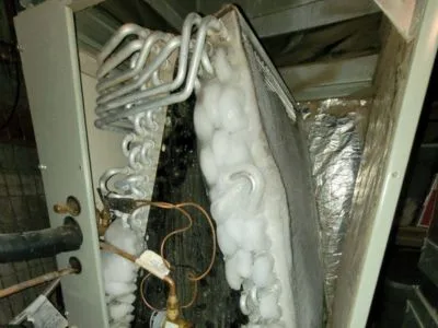 evaporator coil ice buildup