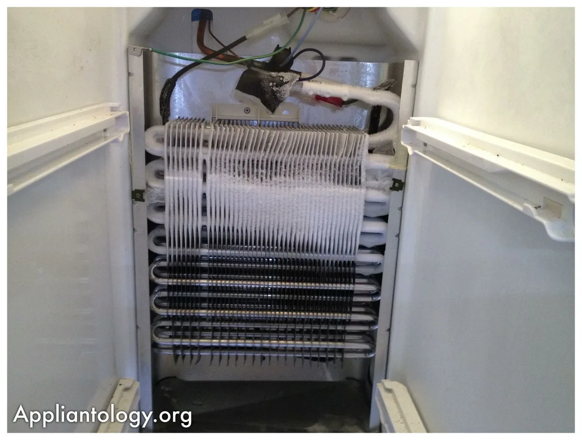 evaporator fan frozen Frigidaire