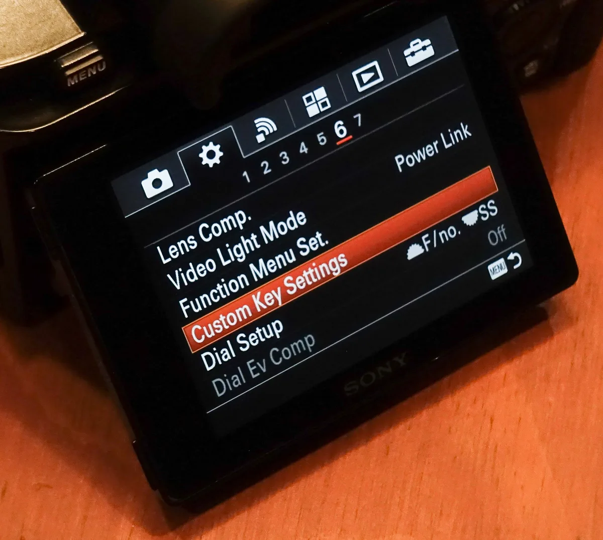 Eye AF custom button setup