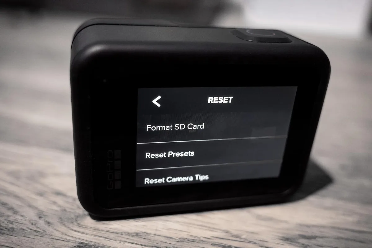 Factory reset (settings wipe)