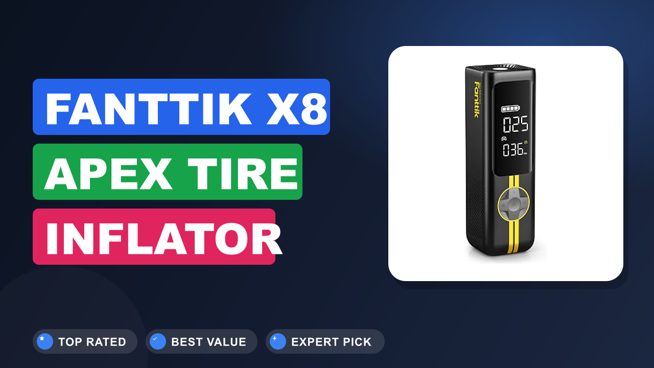 Fanttik X8 APEX Tire Inflator Portable Review