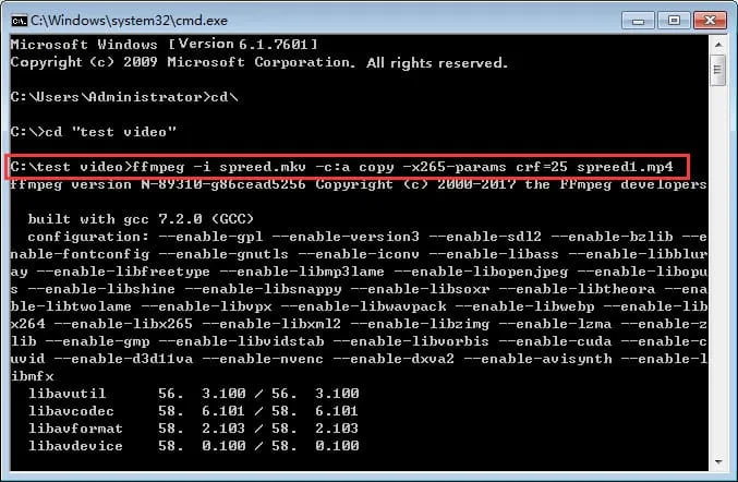 ffmpeg tool