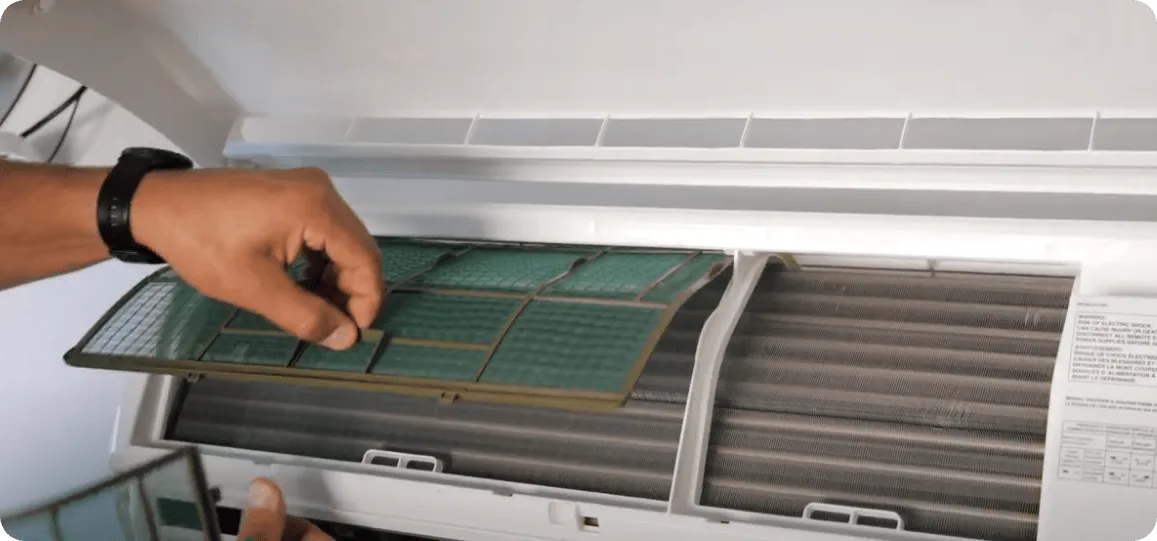 filter cleaning procedure