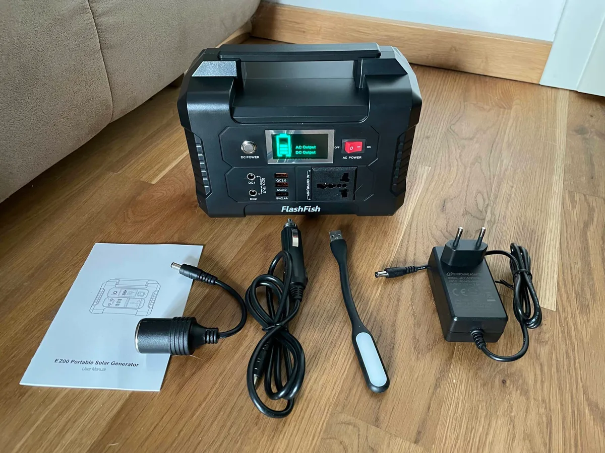 Flashfish E200 charging