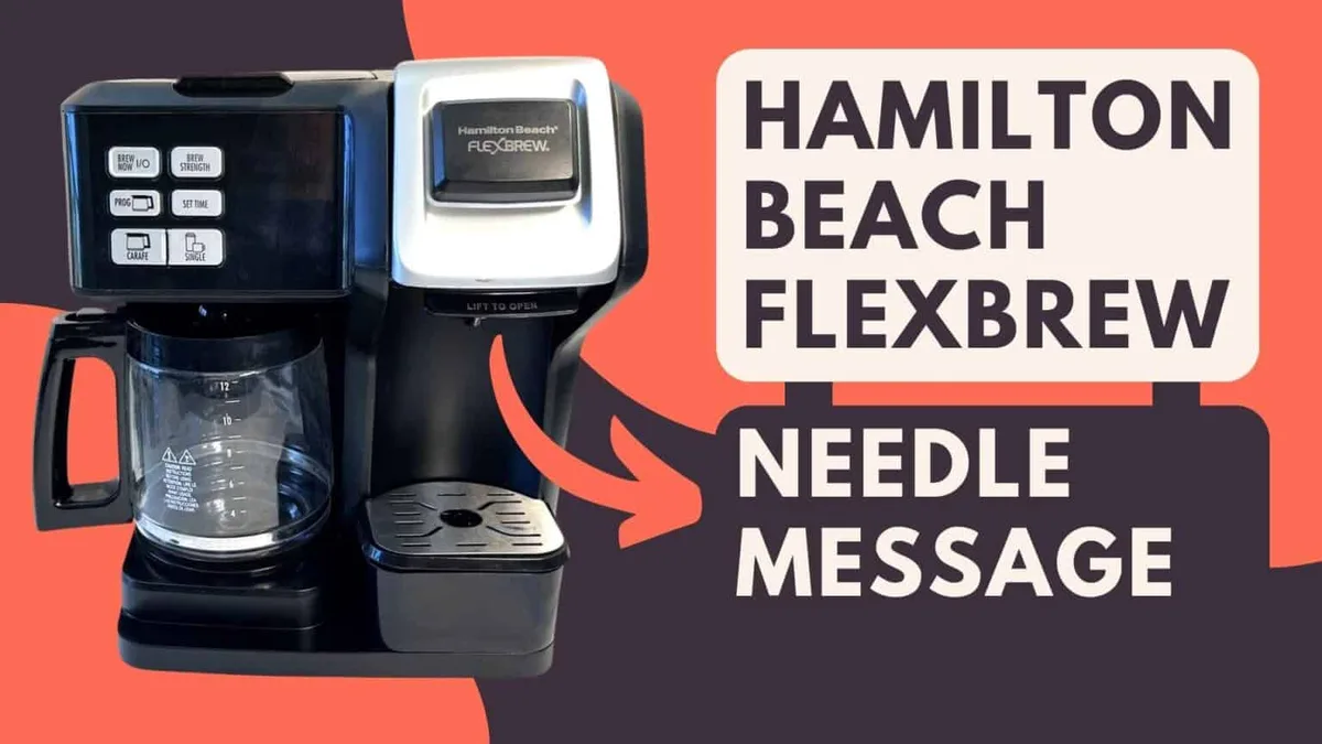FlexBrew needle valve cleaning