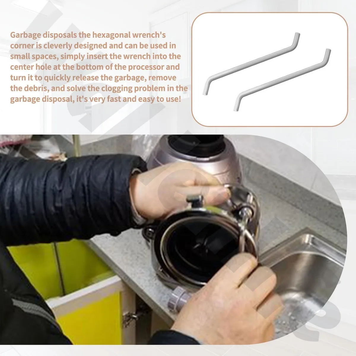 Flywheel jam hex wrench fix