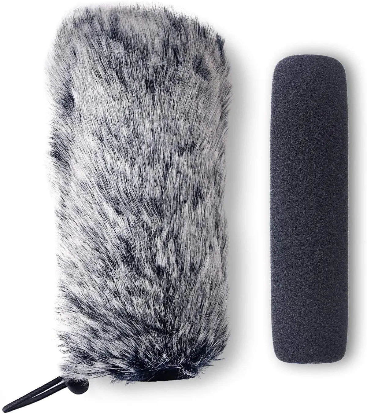 foam vs fur windscreen comparison