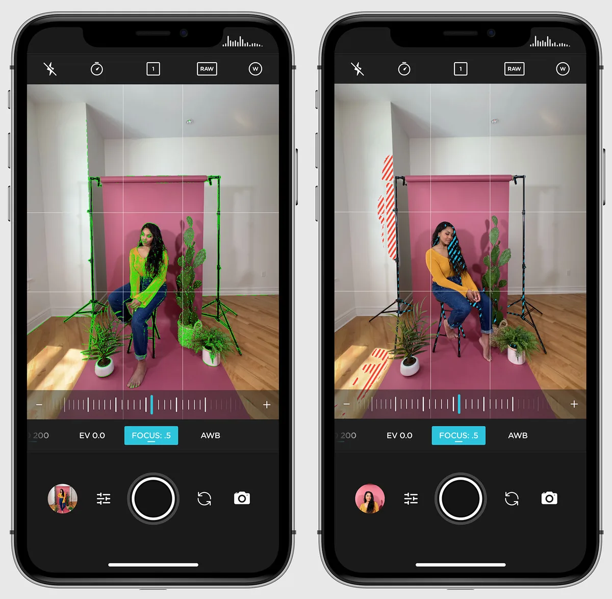 focus peaking
