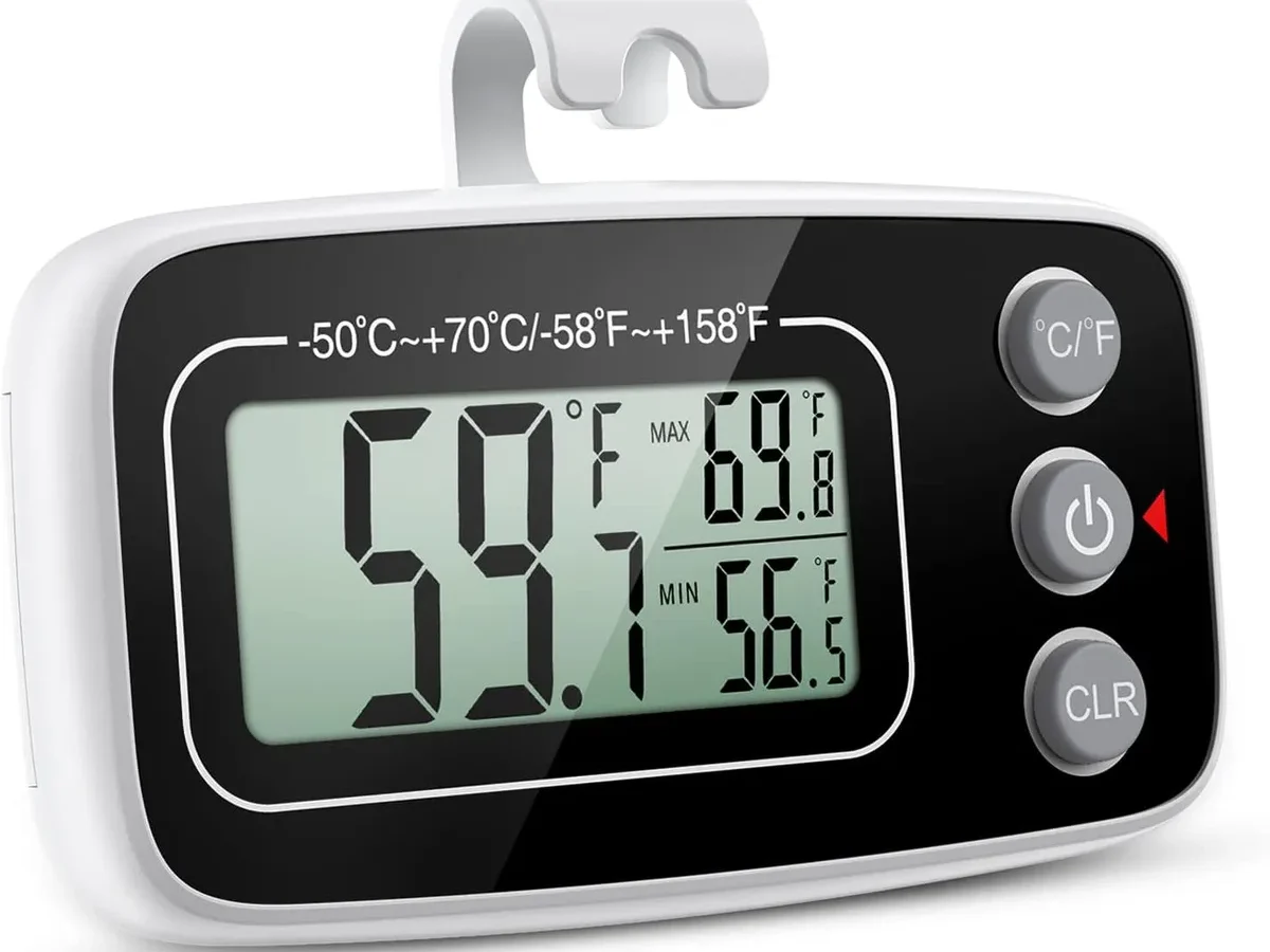 Freezer temperature reading 0°F