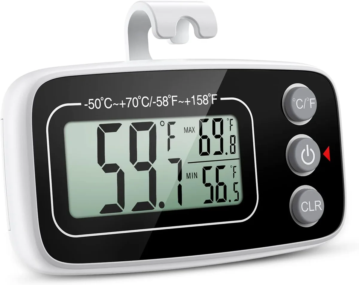 Freezer temperature reading 0°F