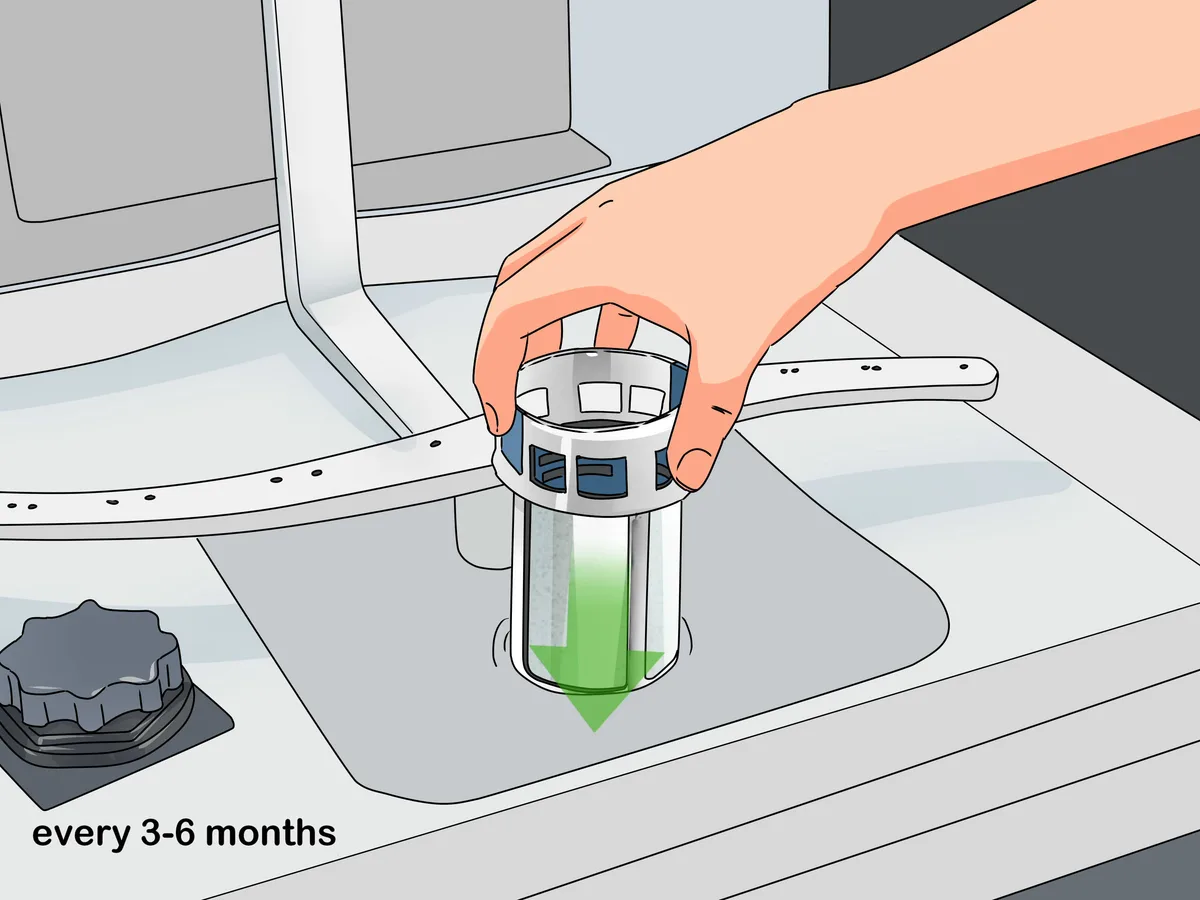 Frigidaire dishwasher filter assembly