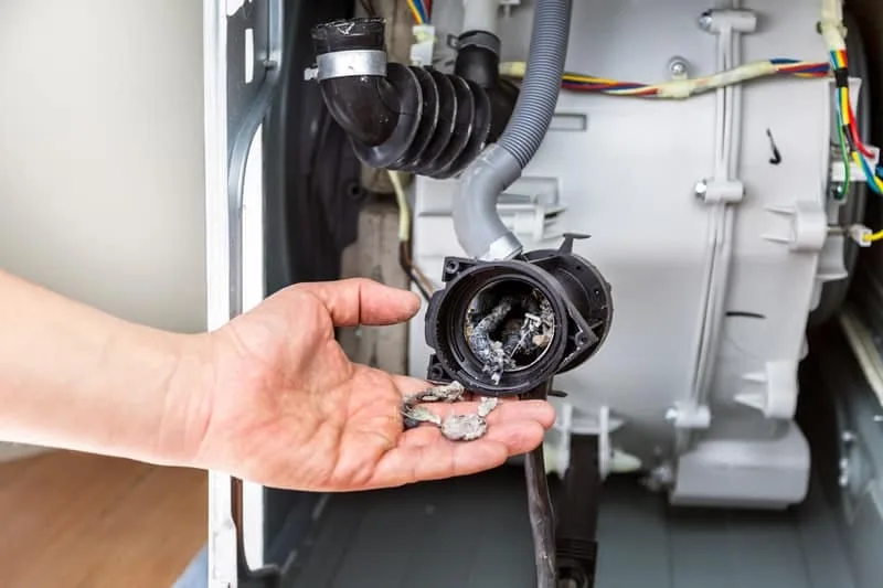 Frigidaire drain pump clogged