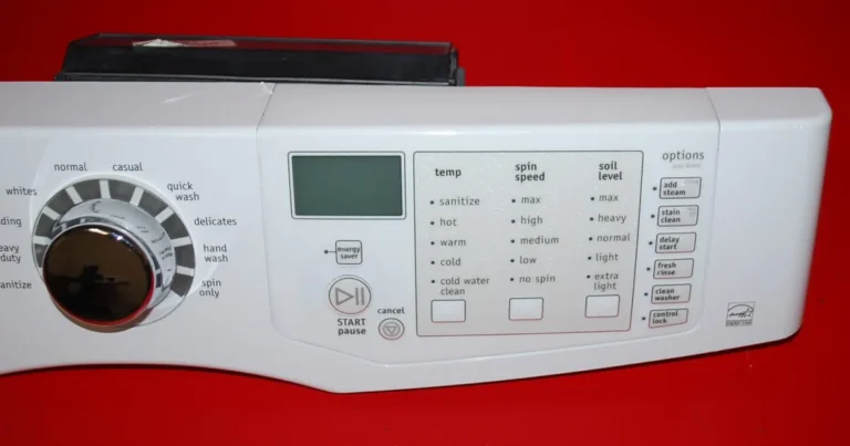 Frigidaire Washer Code E20