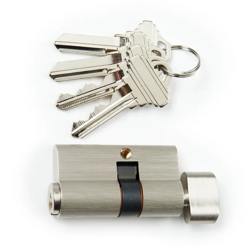 frozen lock cylinder storm door