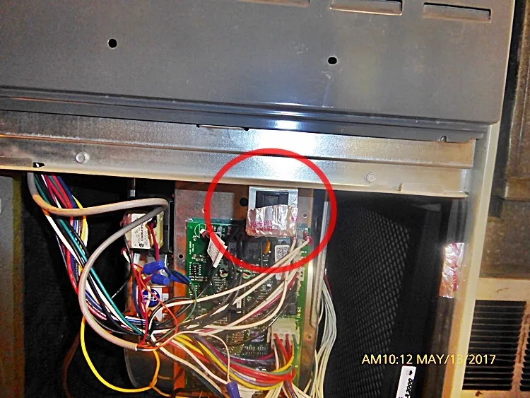 furnace access door switch