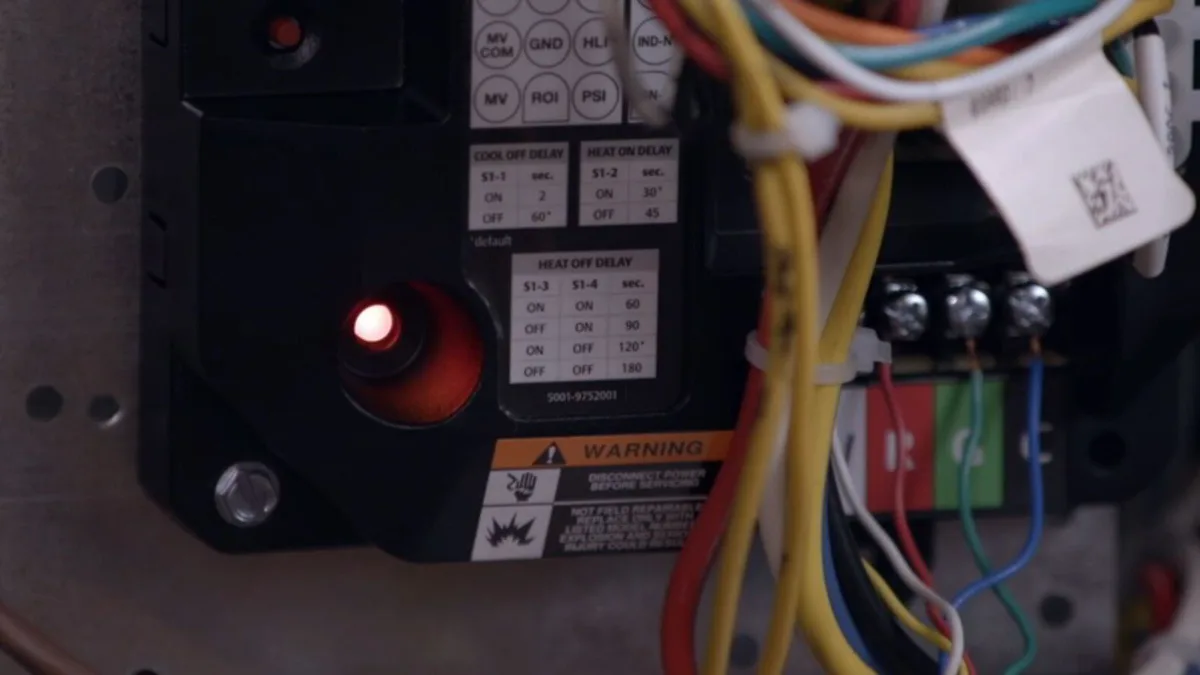 furnace diagnostic LED error codes