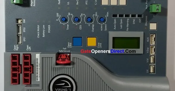 gate operator control board LED error codes