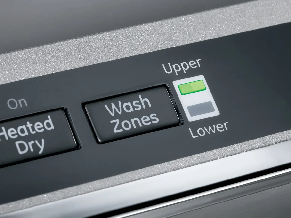 GE Cafe dishwasher control panel