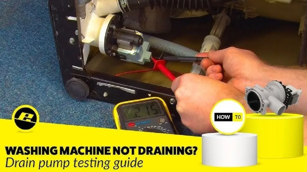 GE dishwasher drain pump test