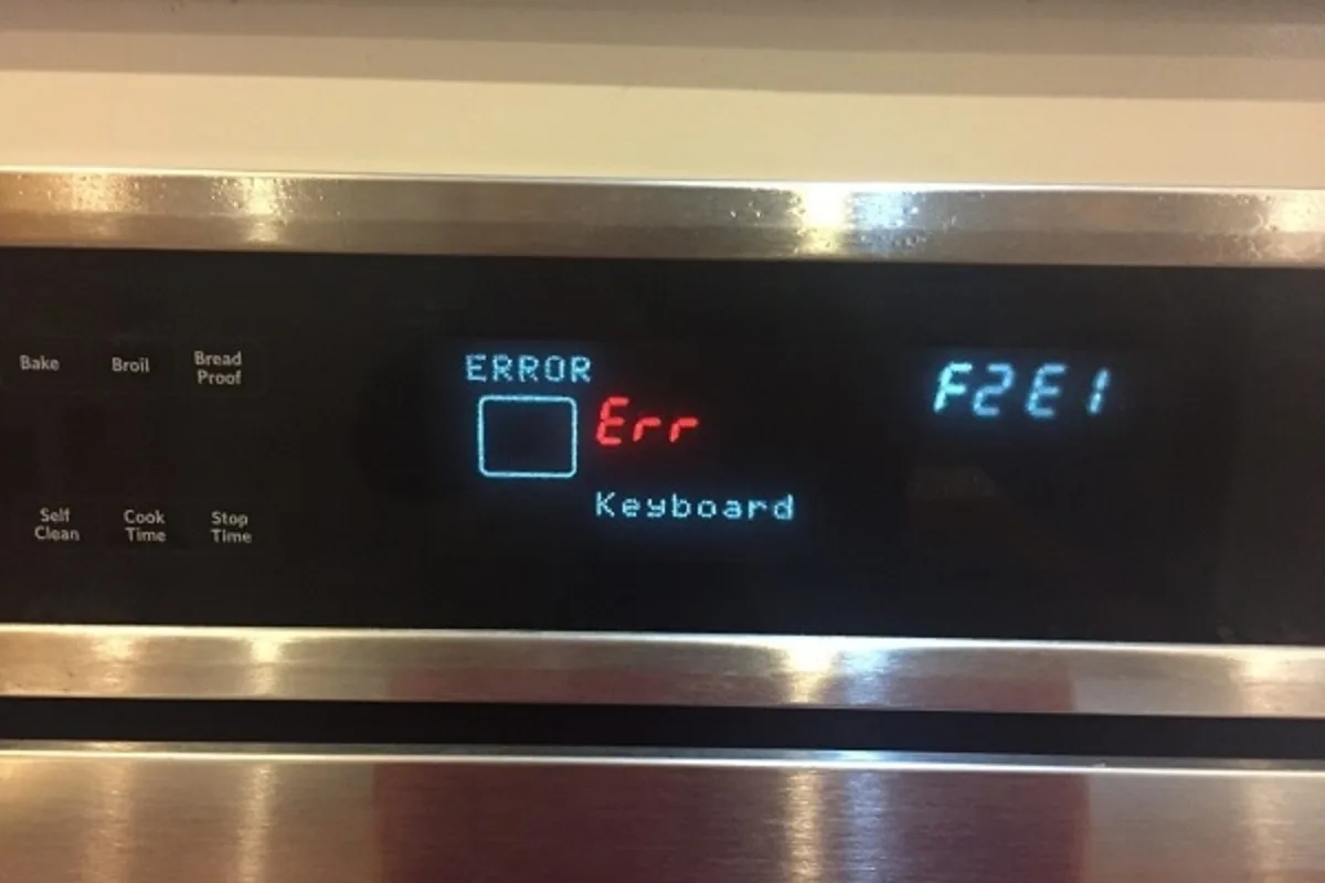 GE Oven Error Code F2