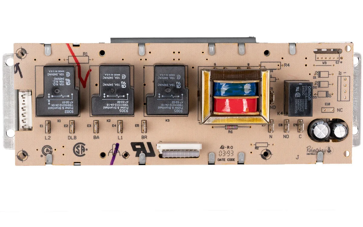 GE oven touchpad ribbon cable disconnect test