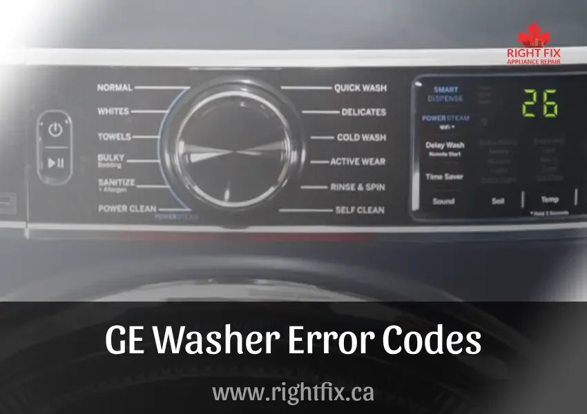 GE Profile Washer Troubleshooting
