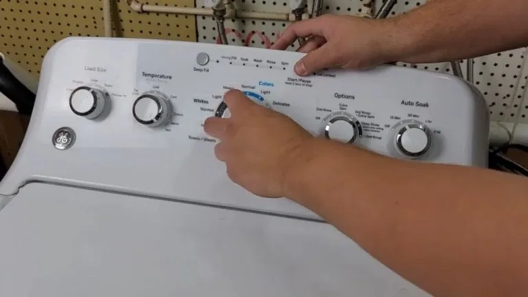 GE top load washer troubleshooting