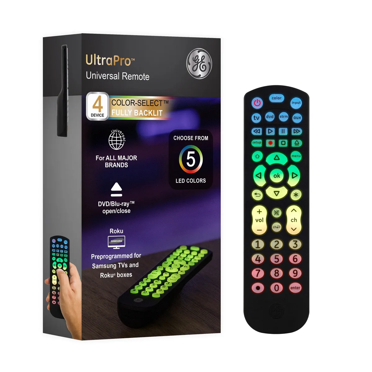 Ge Universal Remote Backlight Not Working