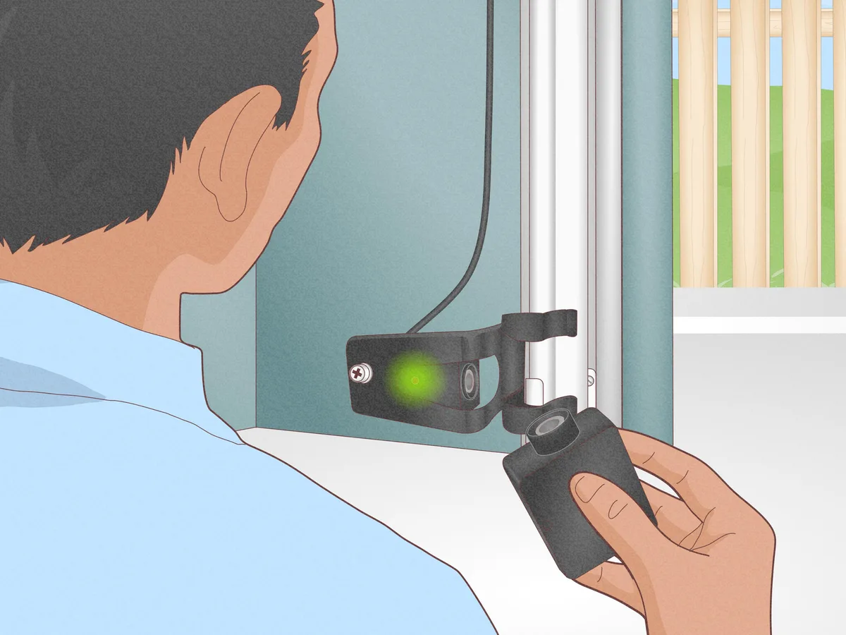 Genie safety sensor alignment