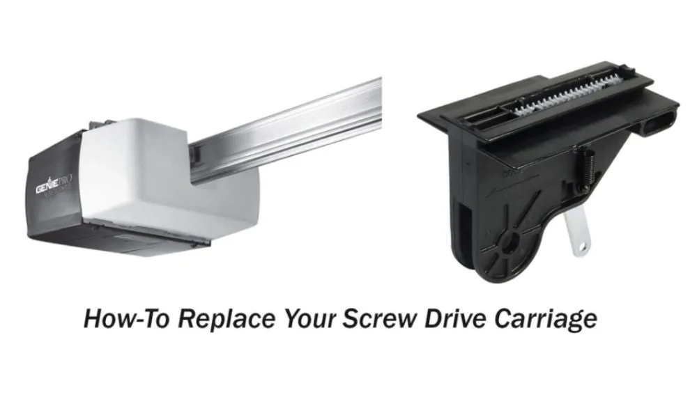 Genie screw drive carriage