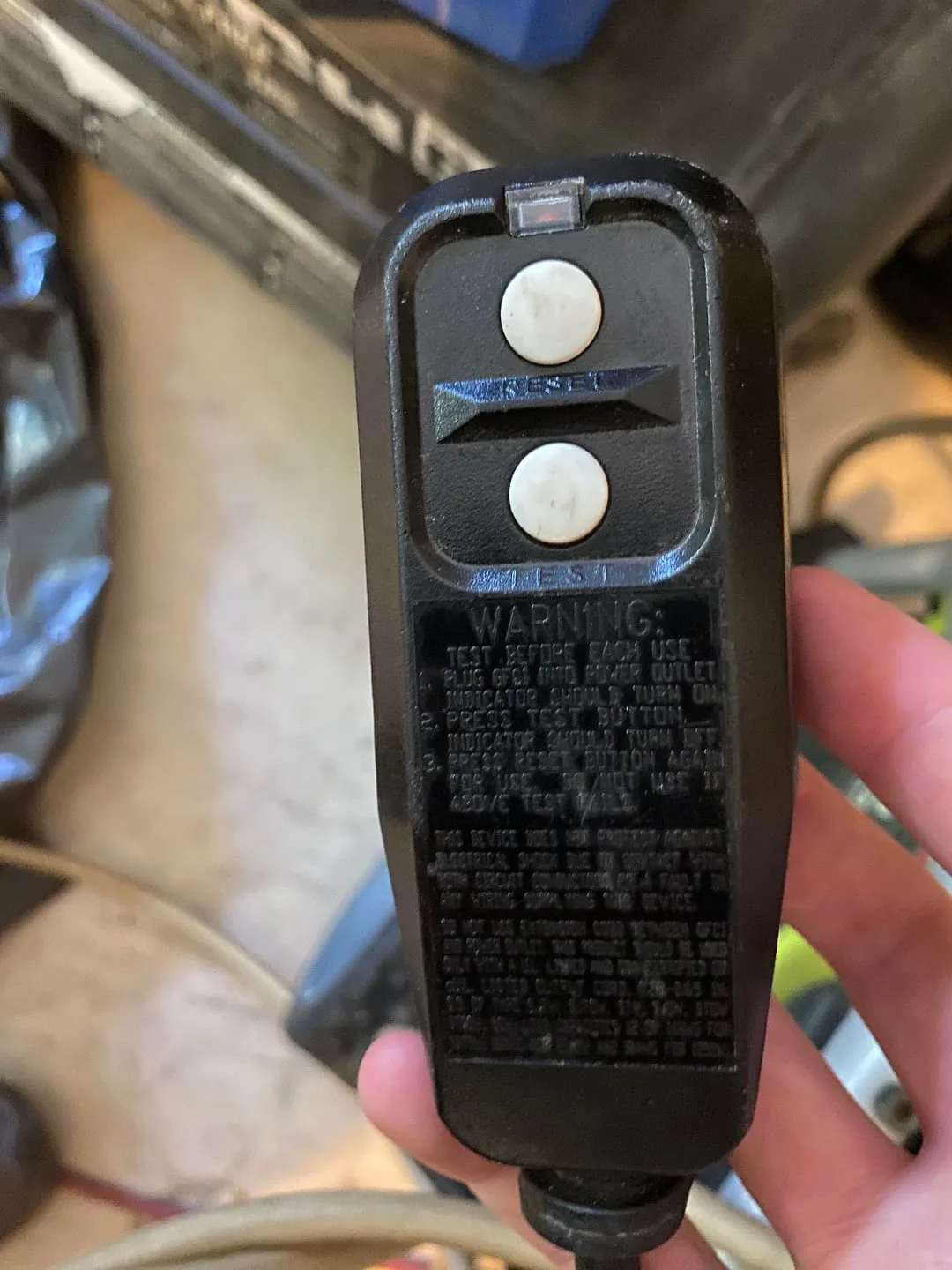 GFCI plug