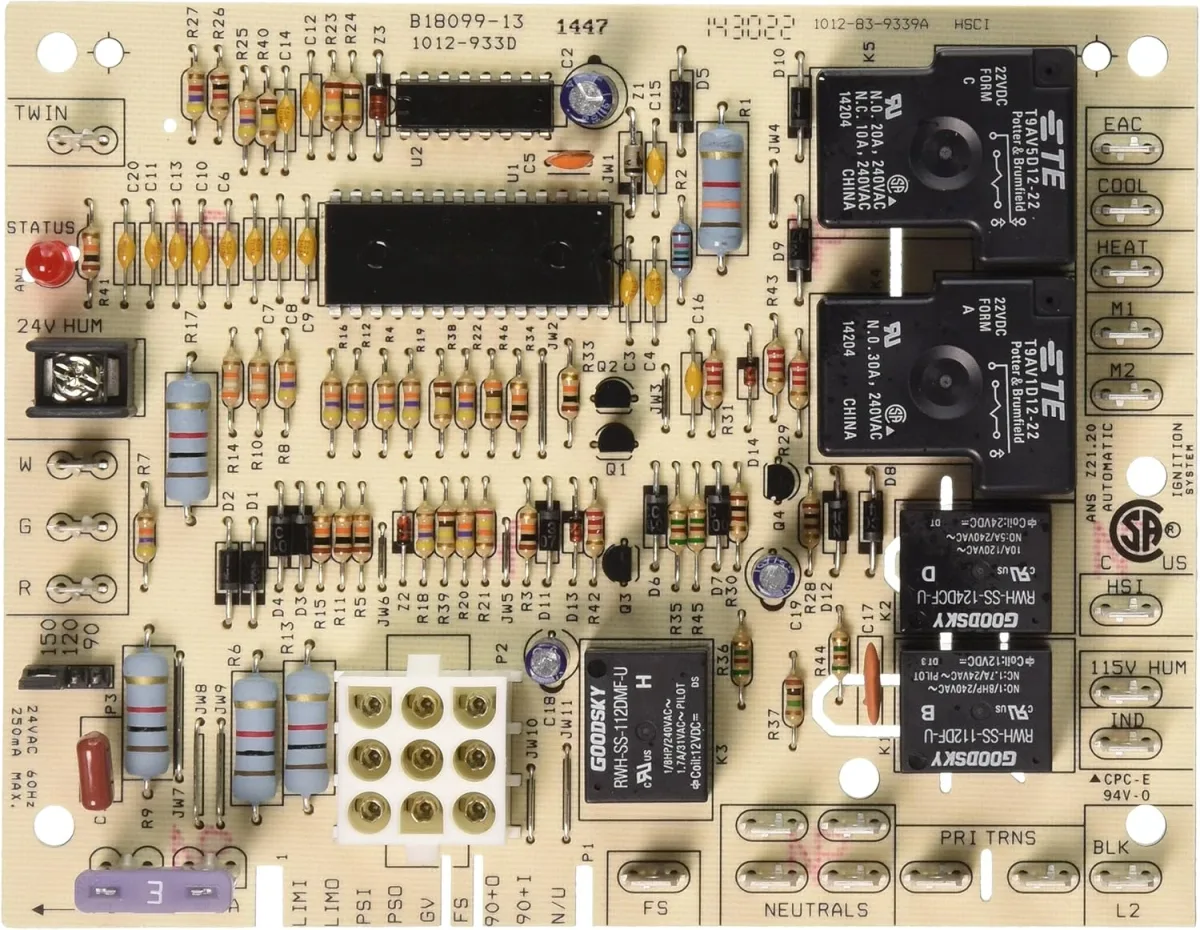 Goodman furnace control board LED diagnostics