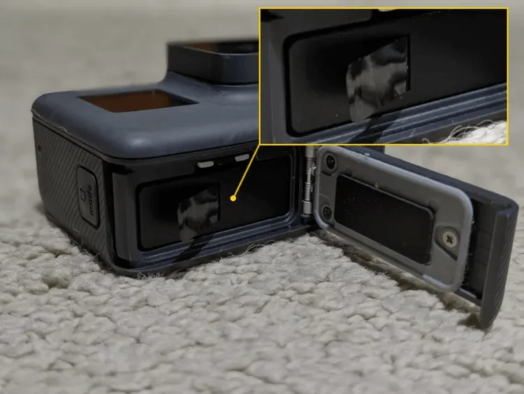 GoPro frozen camera reset