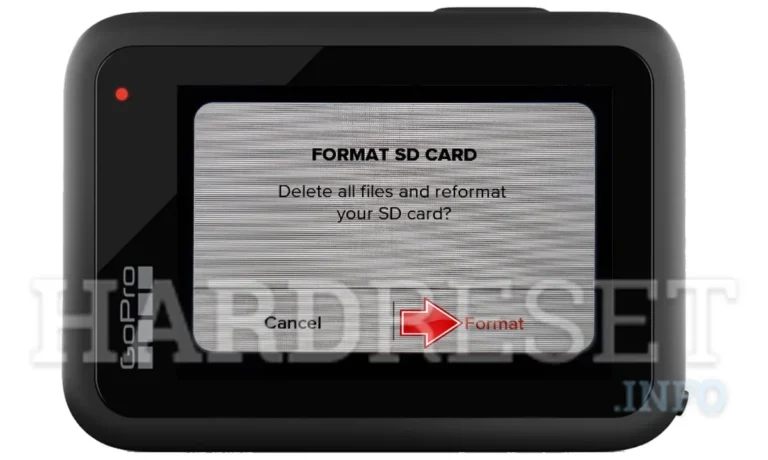 GoPro HERO10 how to format SD card