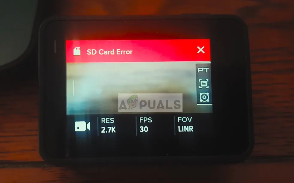 GoPro HERO12 SD card error