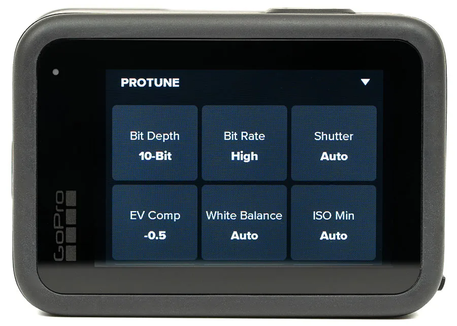 GoPro HERO13 ProTune settings