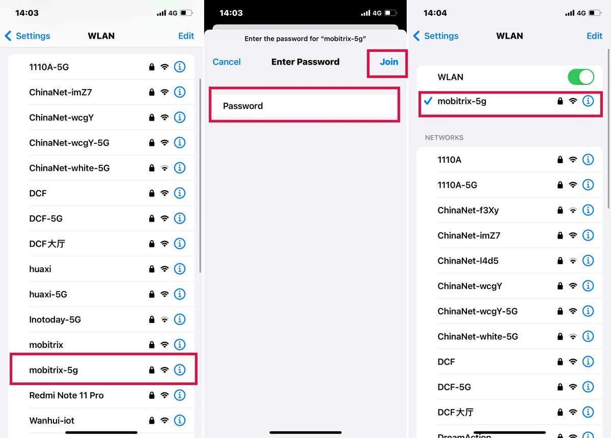GoPro Wi-Fi connection settings