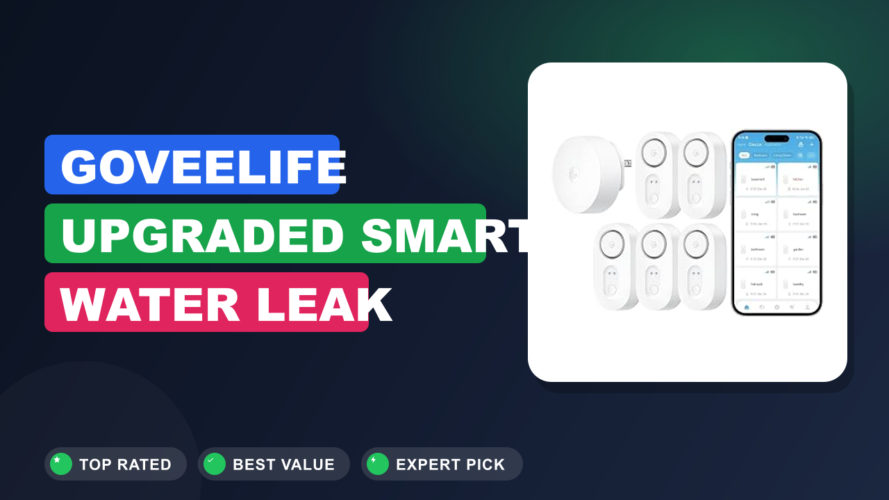 GoveeLife Upgraded Smart Water Leak Detector Review