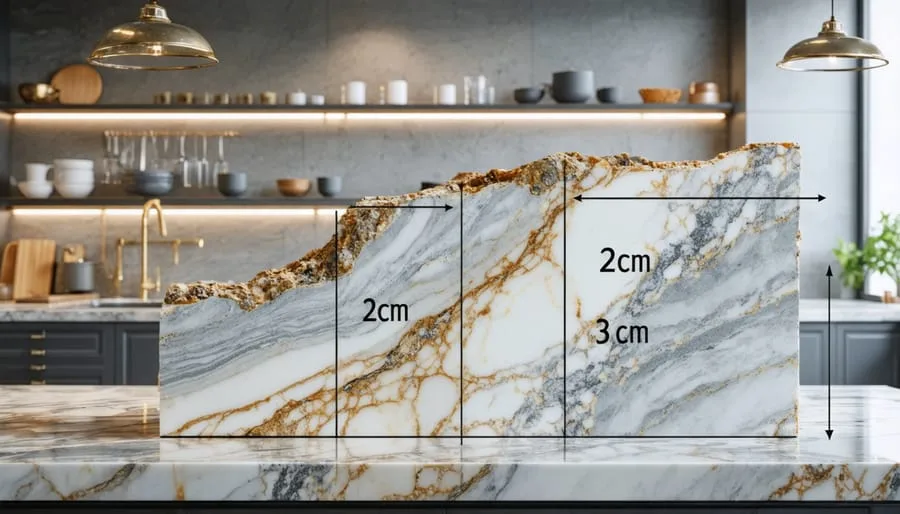 granite slab thickness comparison