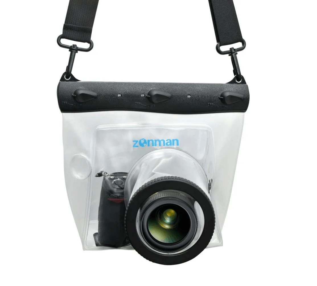 hard housing vs waterproof bag vs built-in waterproof camera comparison