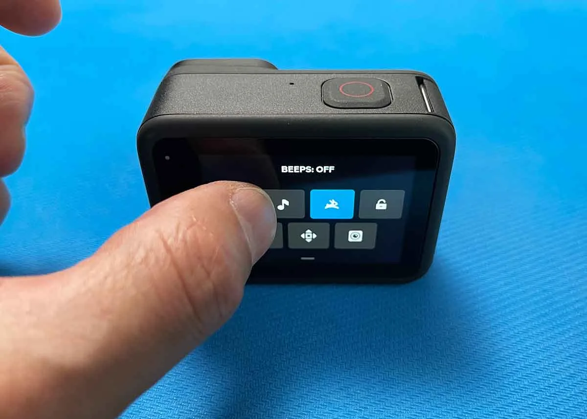 hard reset action camera